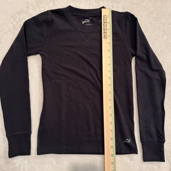 Watsons Long Sleeve Under Layer Set Black Boys Size Medium 10/12 - Picture 5 of 10